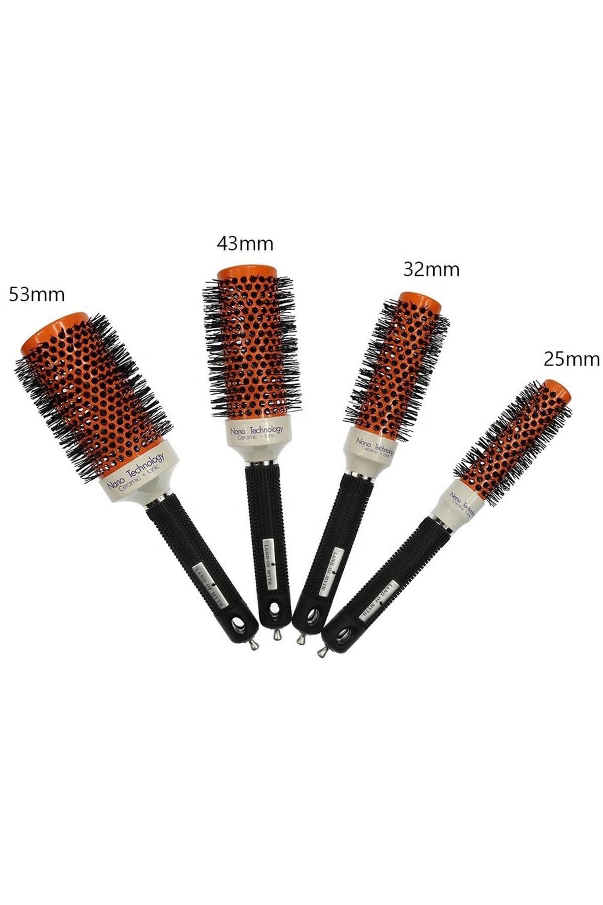 32 mm - Lom1302 Nano Teknoloji Seramik + İyonik Termal Fön Saç Fırçası, Profesyonel Seri