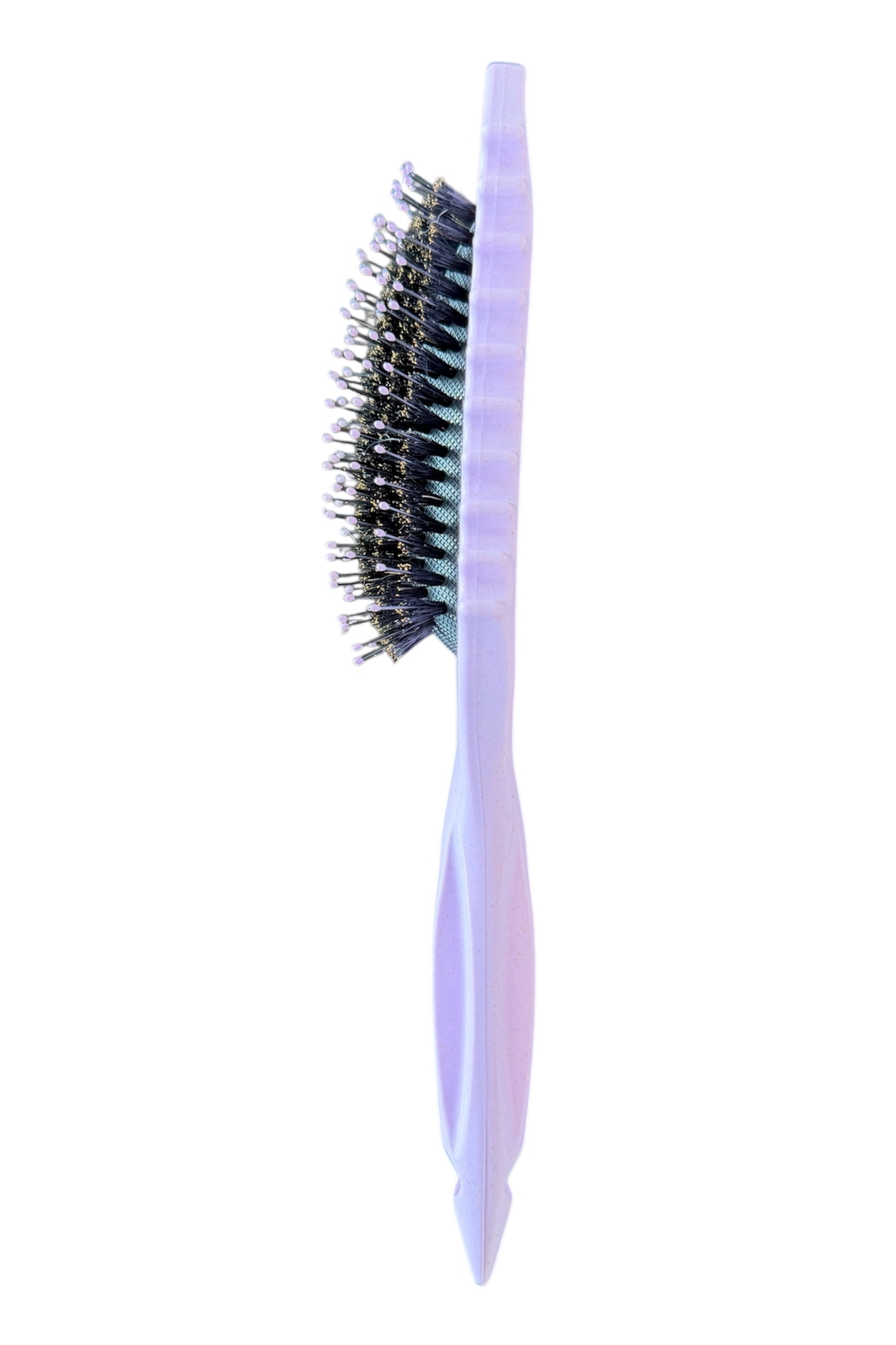 LOM1216 Curl Defining Styling Brush, Kıvırcık Kavisli 9 Sıra Bukle Belirginleştirme Fırçası (Lila)