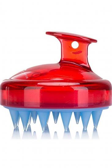 Yumuşak Silikon Dişli Saç Derisi Masaj Şampuan Duş Fırçası, Yetişkin, Çocuk - Evcil Hayv Için 