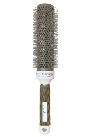 45 mm - Lom1313 Extra Uzun Gövde Salon Tipi Nano Teknoloji Seramik + Iyonik Termal Fön Saç Fırçası