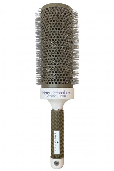 65 mm - Lom1315 Extra Uzun Gövde Salon Tipi Nano Teknoloji Seramik + Iyonik Termal Fön Saç Fırçası